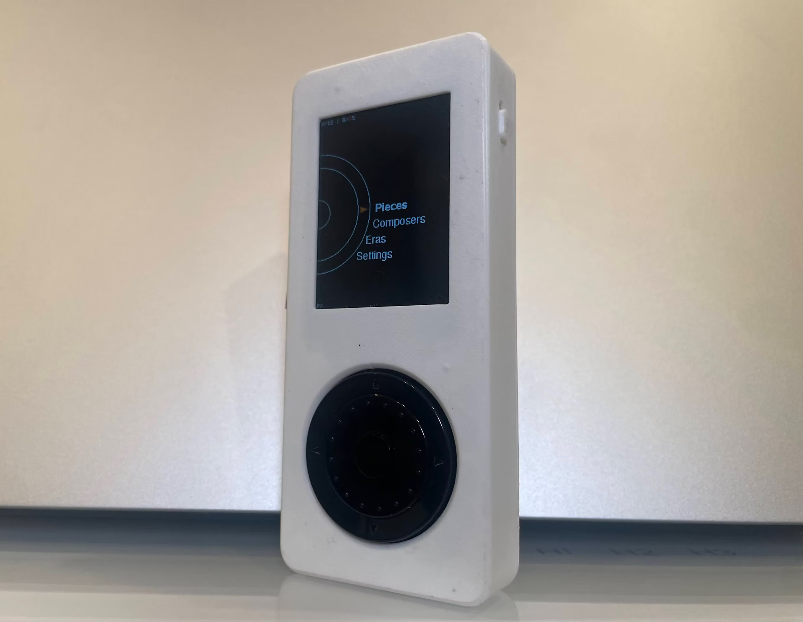 The JPL.mp3 digital music player.