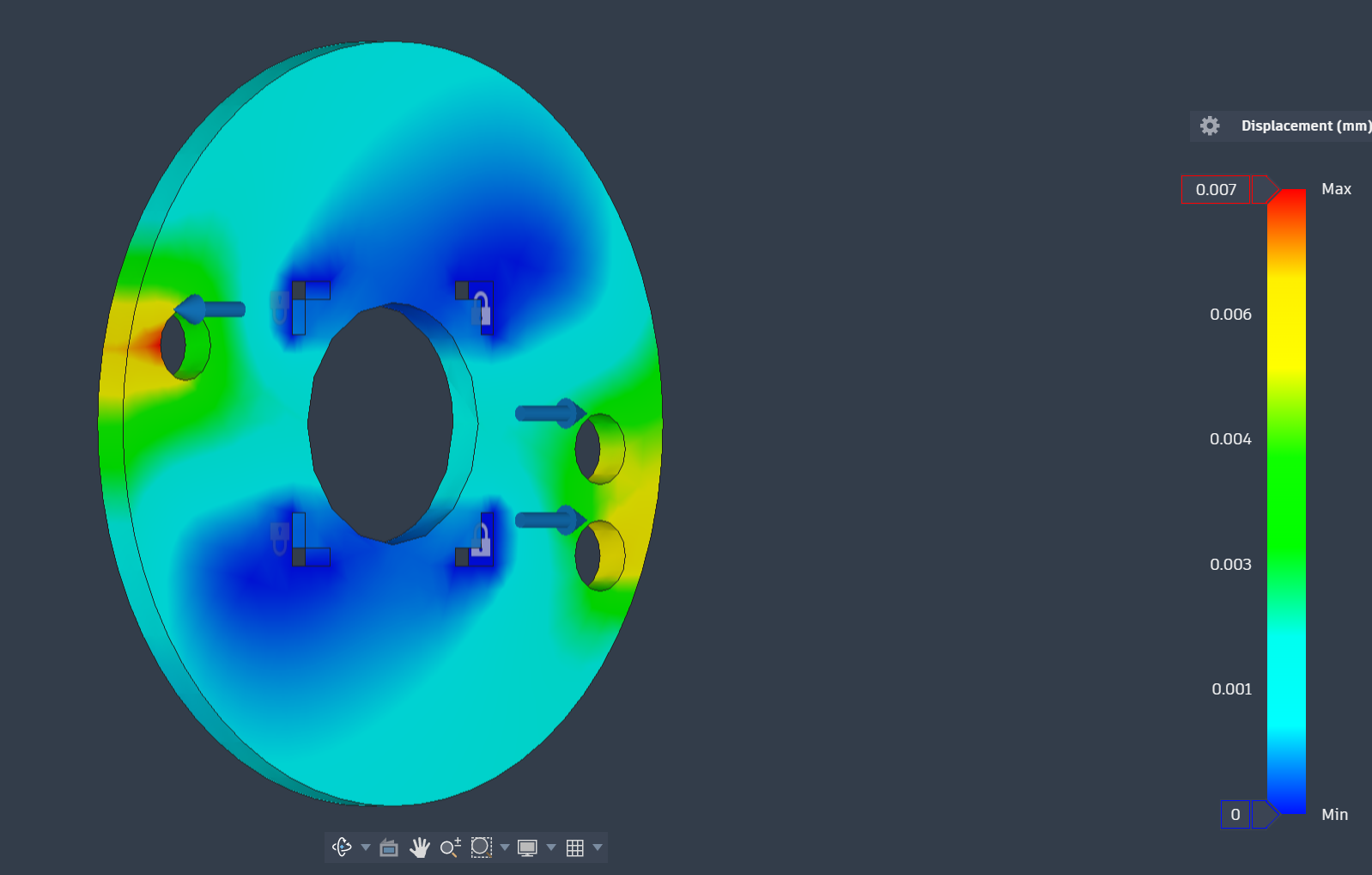 Gripper plate FEA